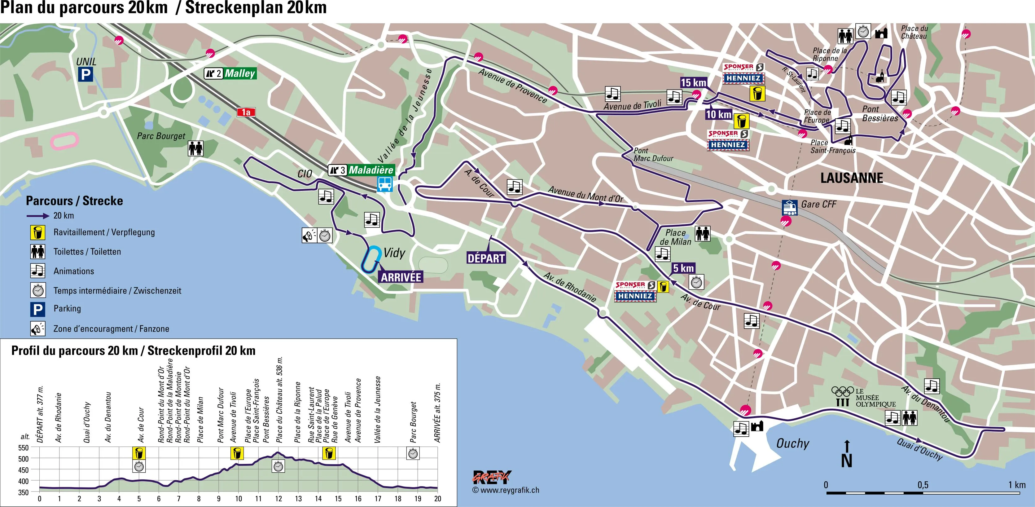 Parcours 20 KM Parcours 20 KM